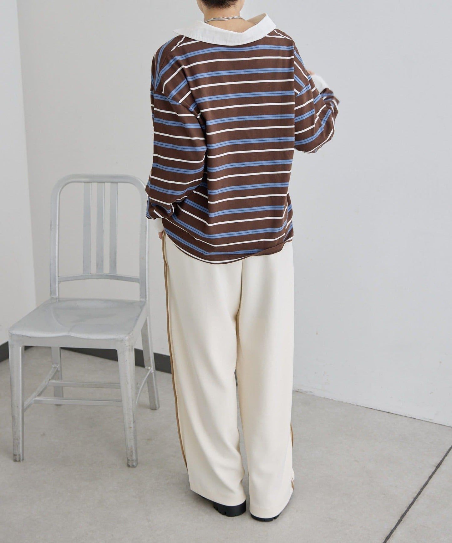 ear PAPILLONNER 條紋POLO衫 SUM1 STYLE