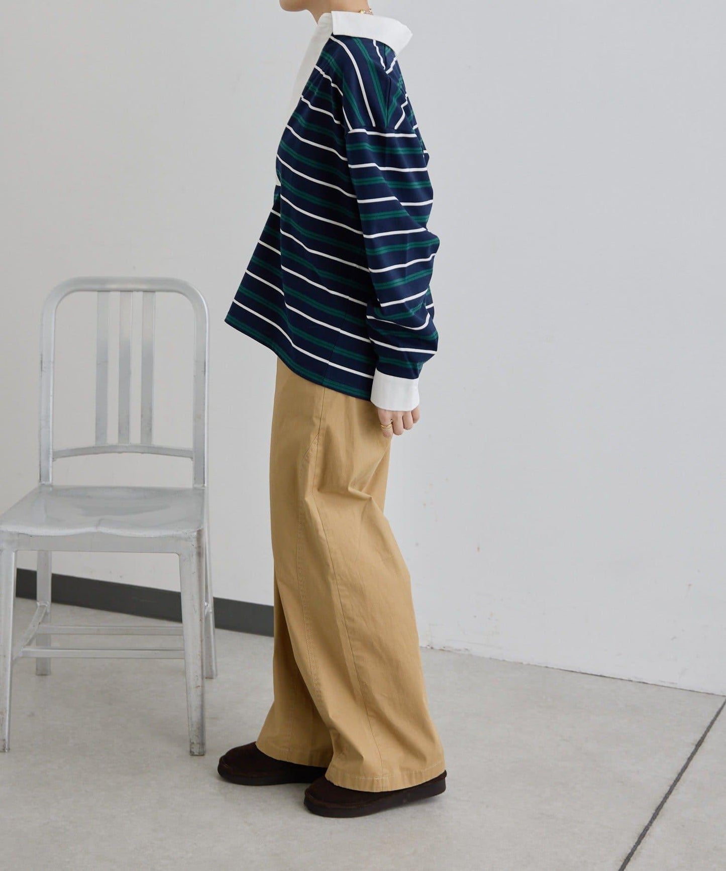 ear PAPILLONNER 條紋POLO衫 SUM1 STYLE