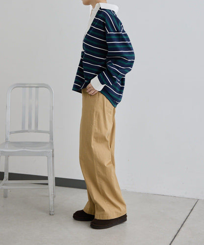 ear PAPILLONNER 條紋POLO衫 SUM1 STYLE