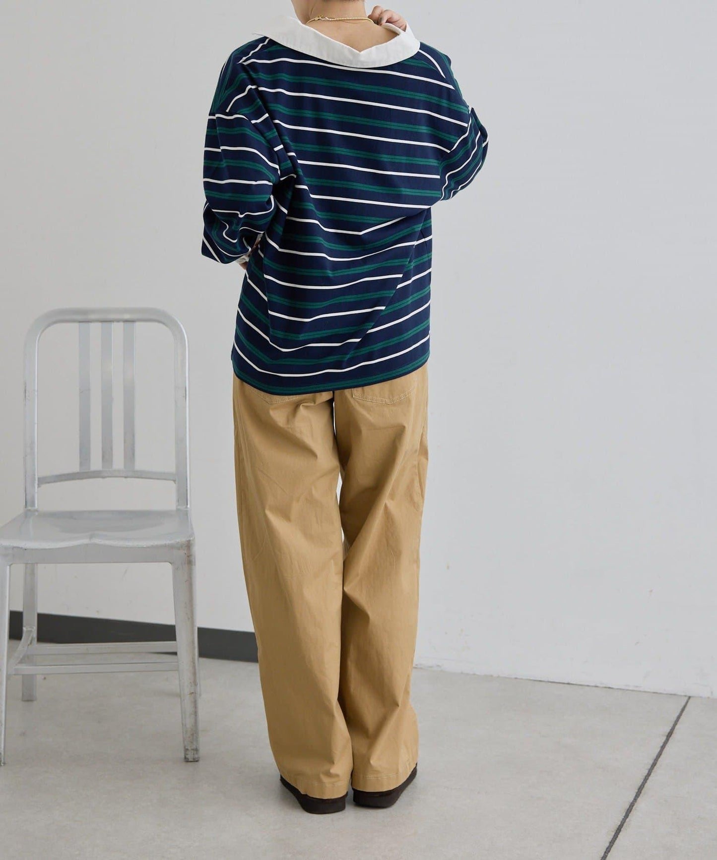 ear PAPILLONNER 條紋POLO衫 SUM1 STYLE