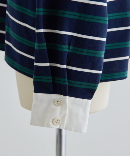 ear PAPILLONNER 條紋POLO衫 SUM1 STYLE