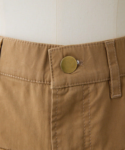 修飾腿部 寬鬆闊腿 拼接 後腰鬆緊設計 褲子