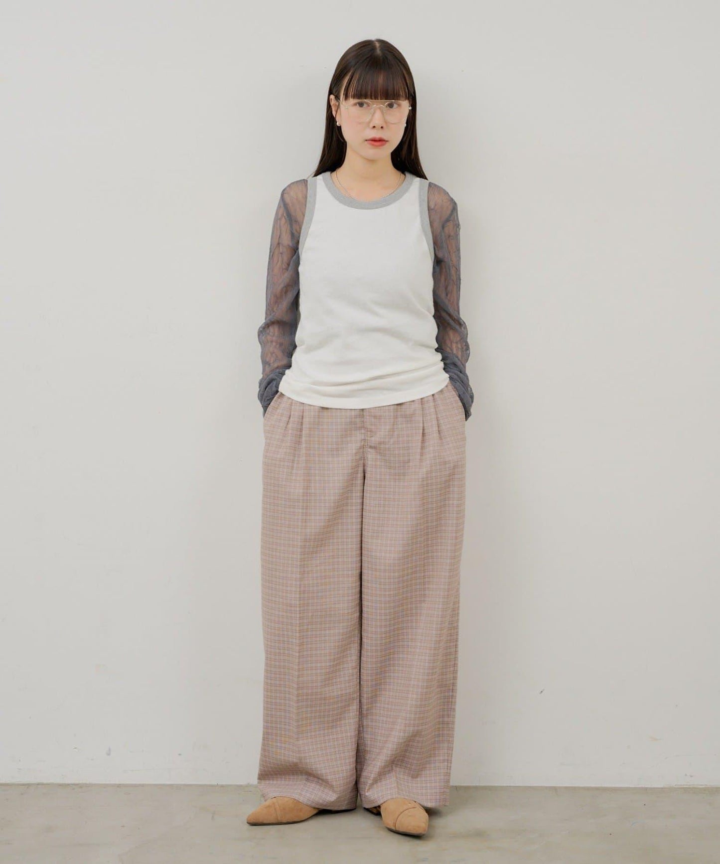 Kastane 打褶寬鬆西裝褲