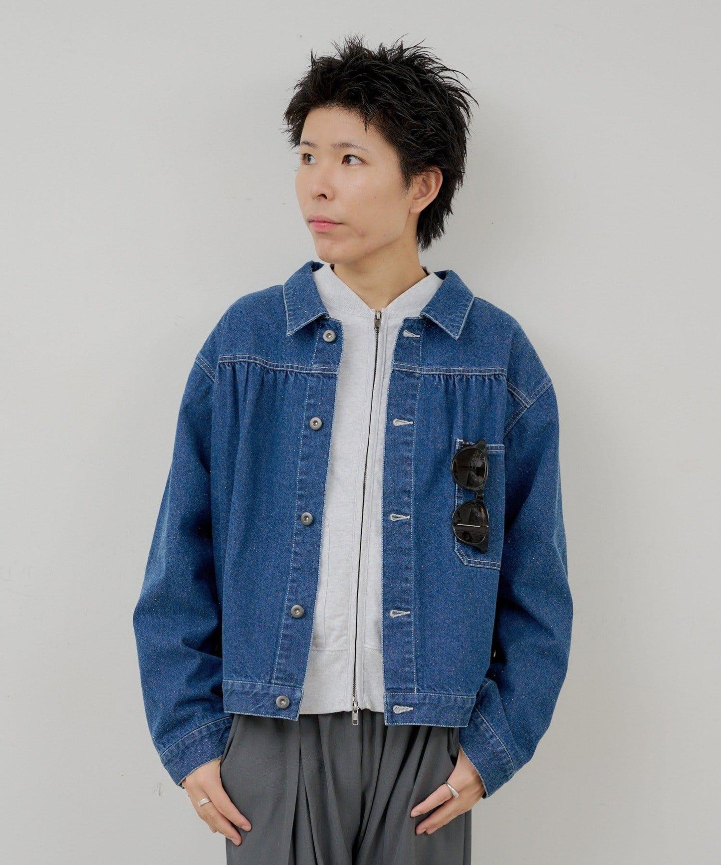 WHIMSIC 結點牛仔工裝夾克