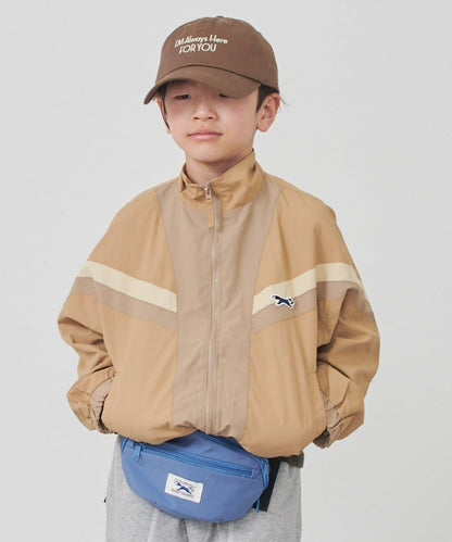 KIDS FOX×TYPY 配色拼接 山系風衣（含大童尺碼）