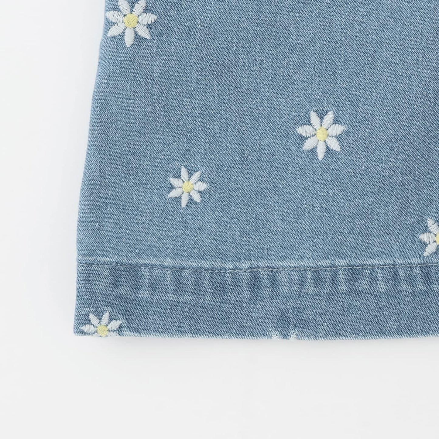 花朵刺繡 揹帶裙