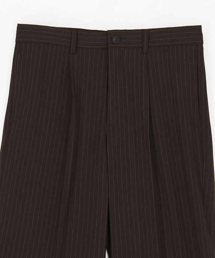 寬直筒版型 單褶 西裝褲