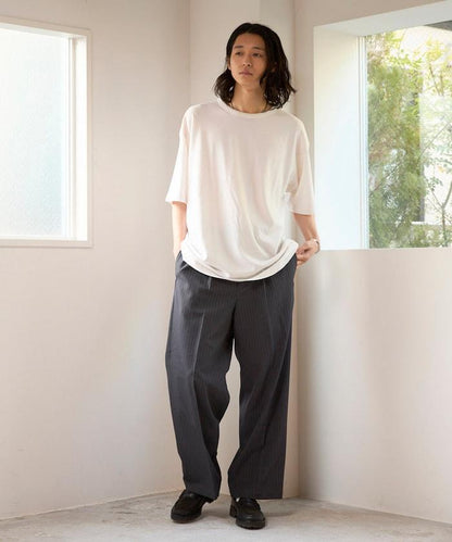 SUPER MERINO WOOL×INKEEP 圓領 短袖 T恤