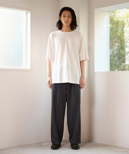 SUPER MERINO WOOL×INKEEP 圓領 短袖 T恤