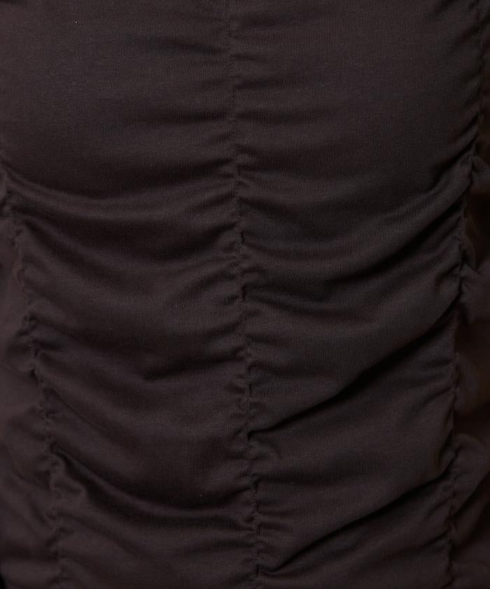 聯名 單點刺繡 聚褶 T恤