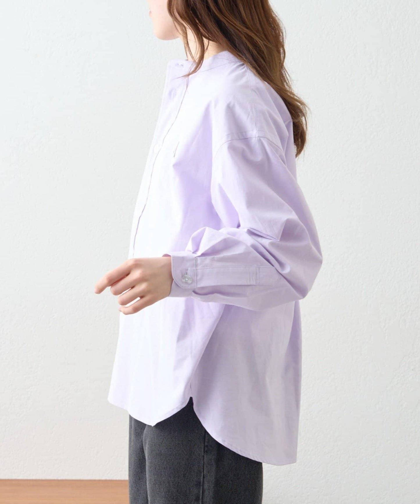 GEVACO 立領長袖男女同款襯衫