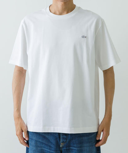 LACOSTE 輪廓鱷魚圖案圓領T恤