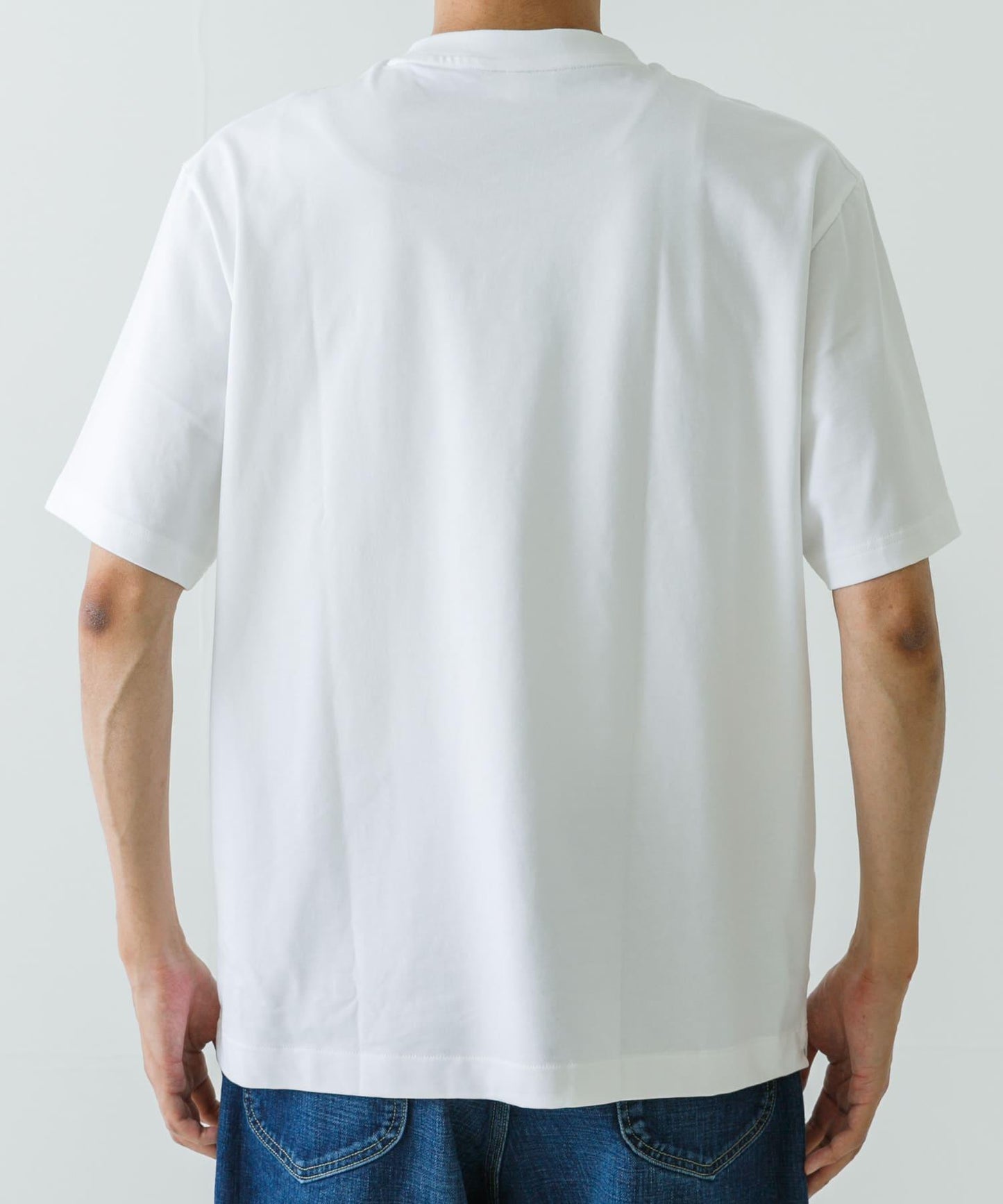 LACOSTE 輪廓鱷魚圖案圓領T恤