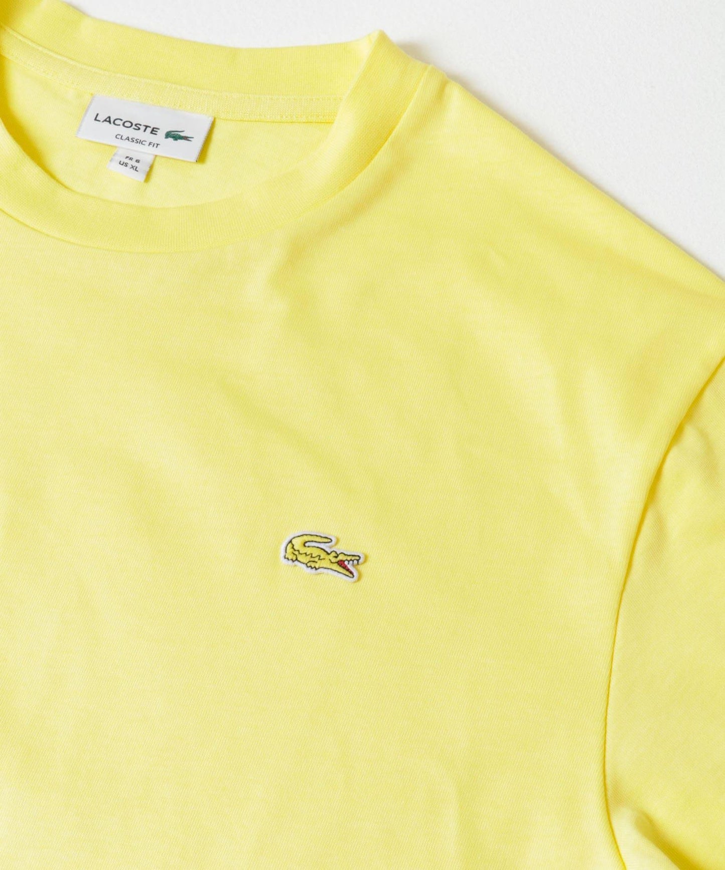 LACOSTE 輪廓鱷魚圖案圓領T恤