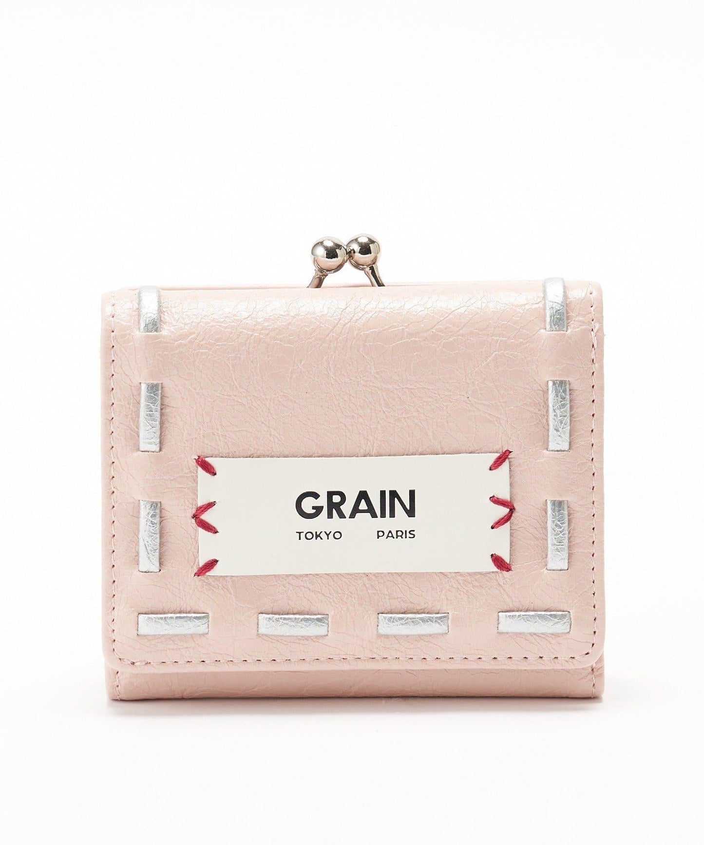 GRAIN/グレイン 復古走線三折口金錢包
