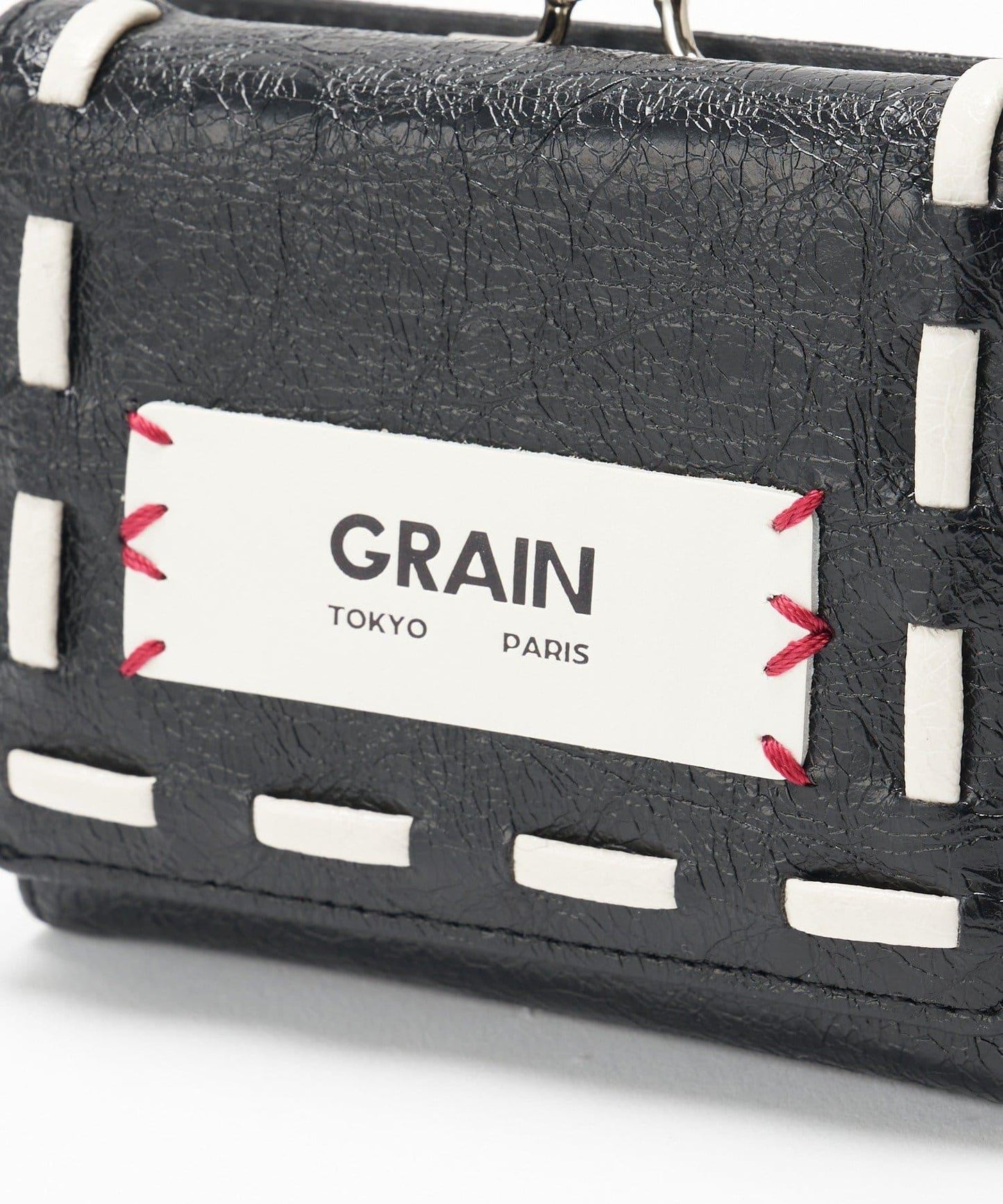 GRAIN/グレイン 復古走線三折口金錢包