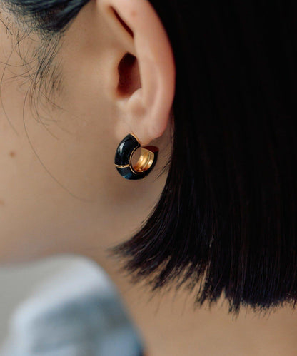 線條裝飾 圓環設計 耳環