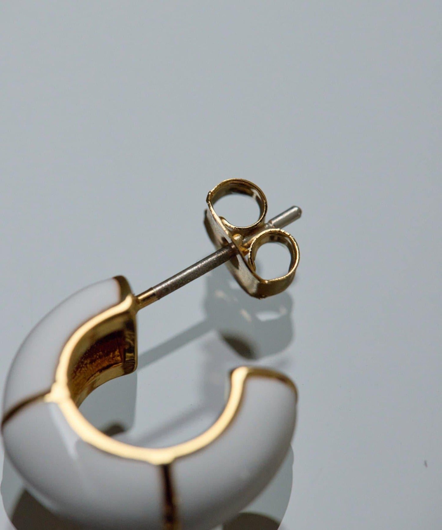 線條裝飾 圓環設計 耳環