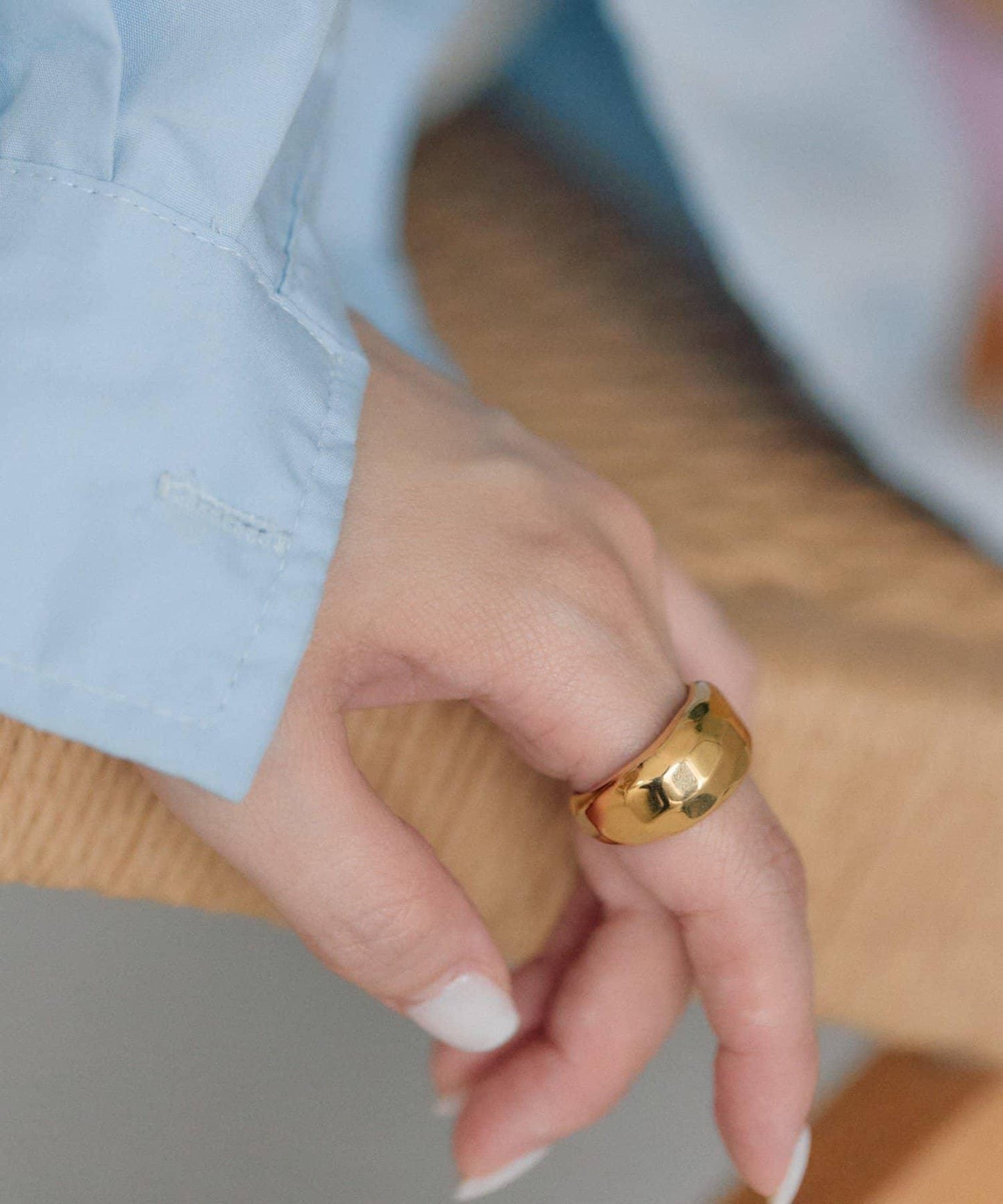 防金屬過敏不鏽鋼粗獷風身體戒指