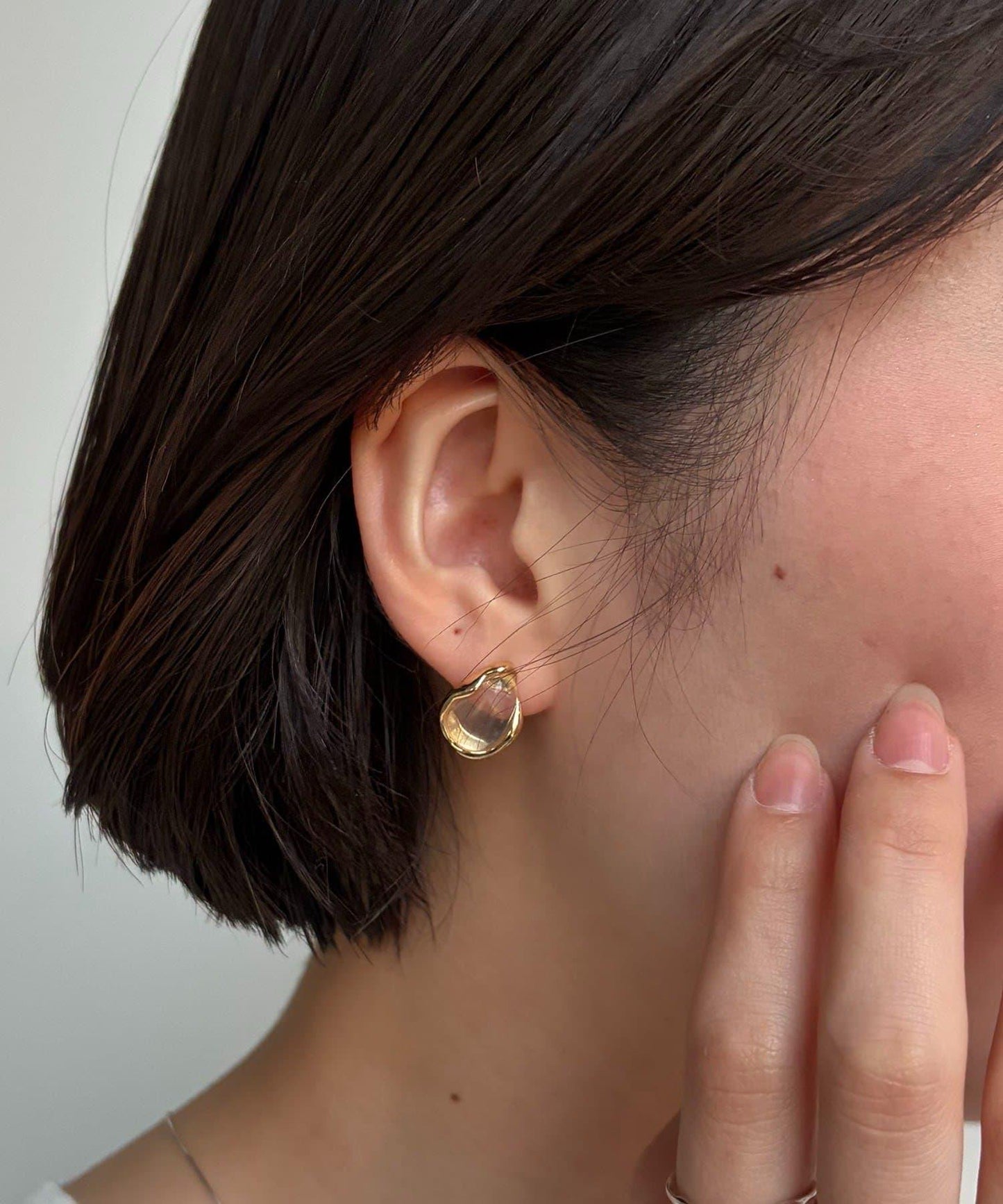 GOLDY 透明感造型耳環