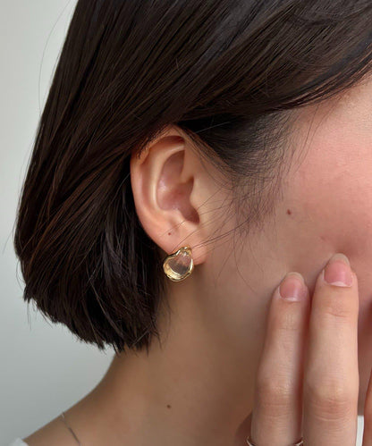 GOLDY 透明感造型耳環