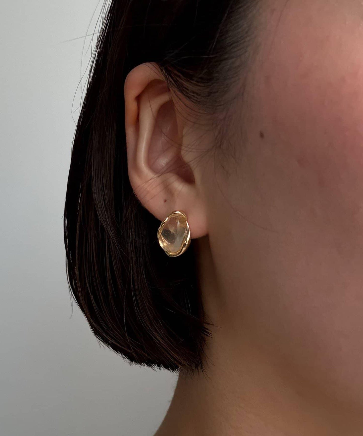 GOLDY 透明感造型耳環