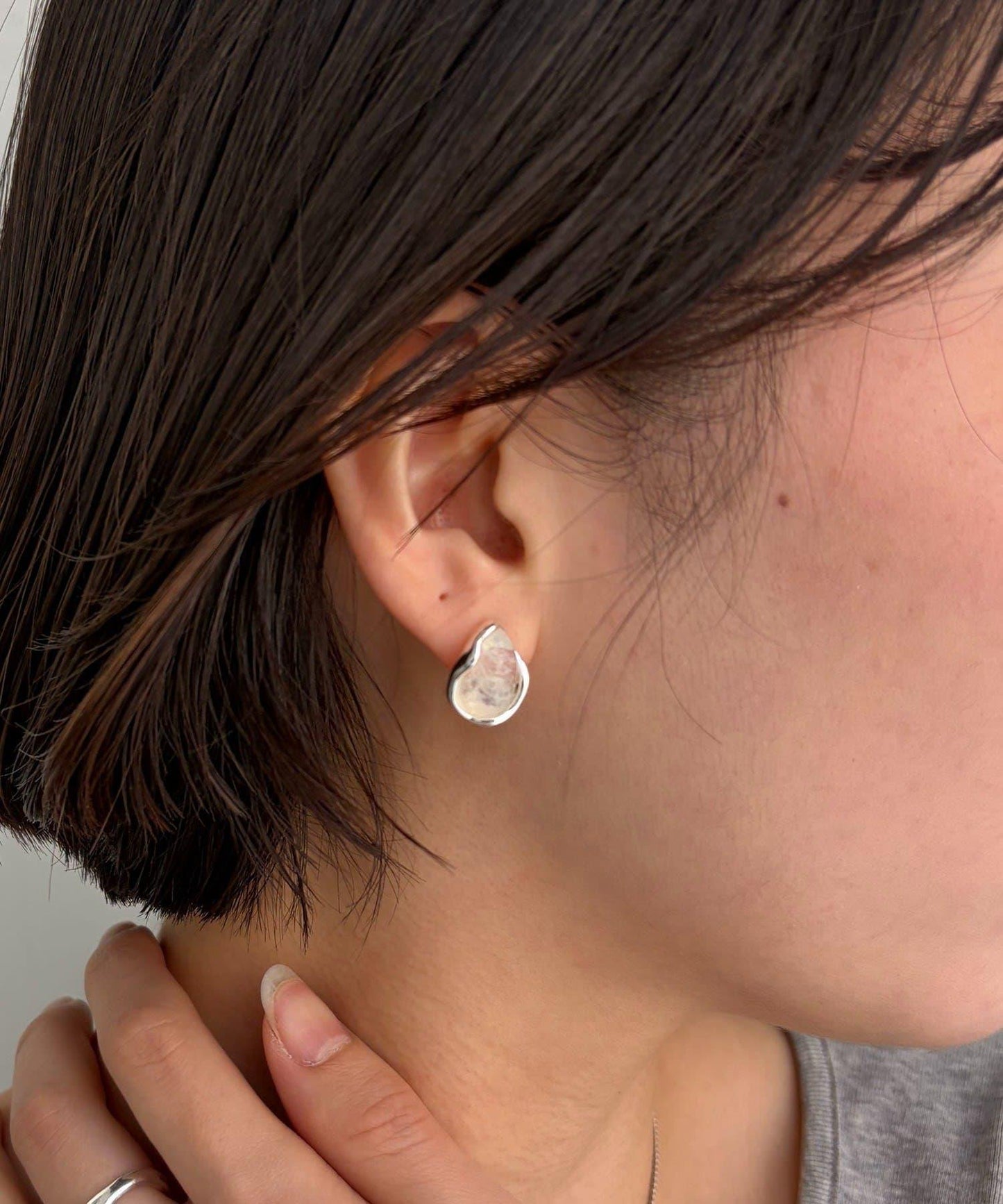 GOLDY 透明感造型耳環