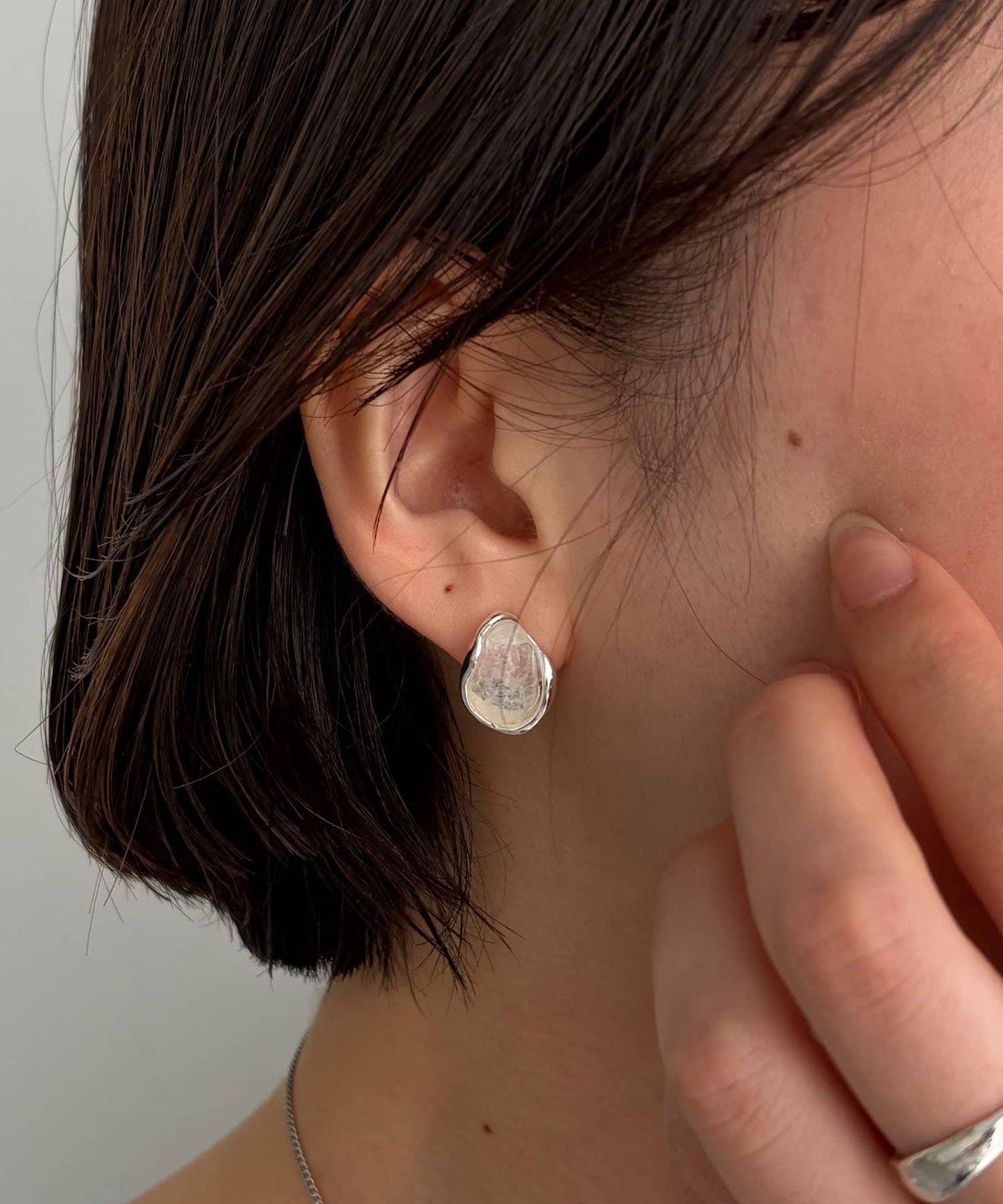 GOLDY 透明感造型耳環