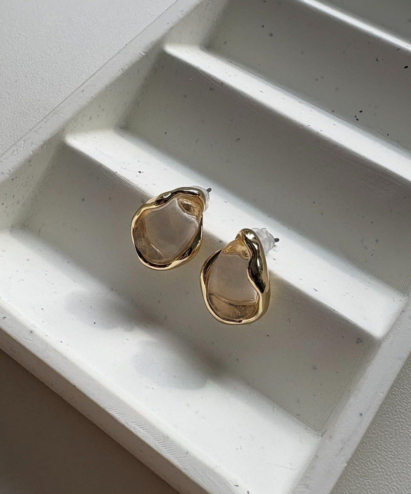 GOLDY 透明感造型耳環