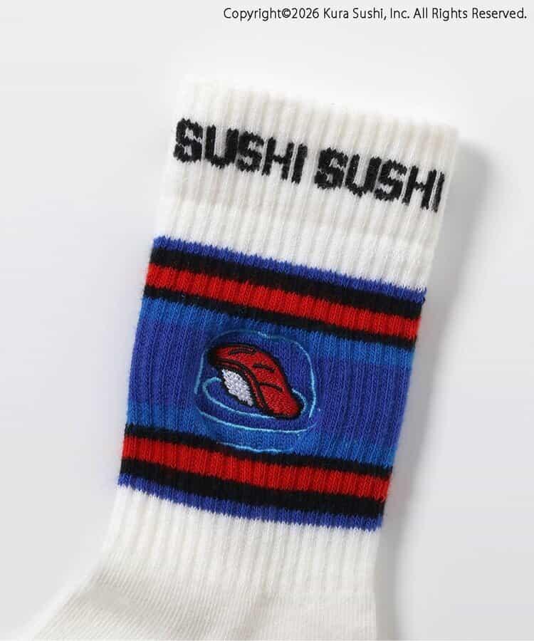 くら壽司聯名 SUSHI圖案 襪子