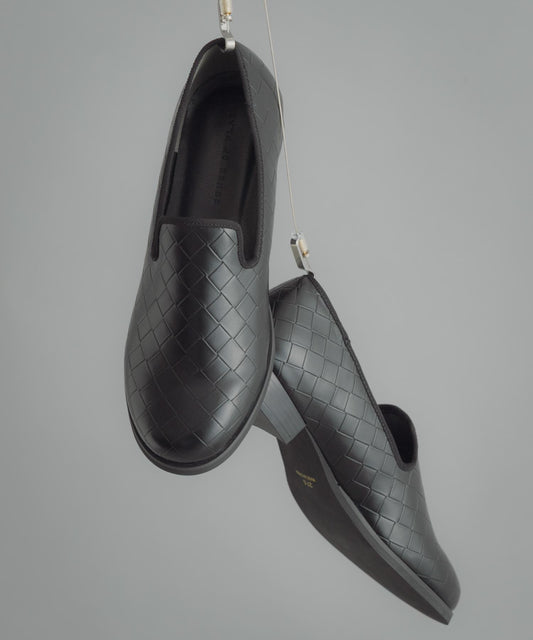 網眼壓紋設計 一腳蹬鞋