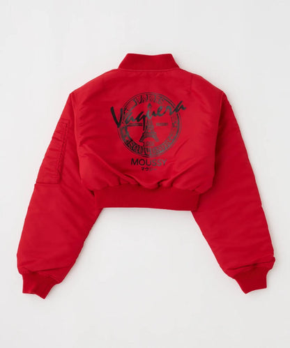 VAQUERA×MOUSSY VQ AVIATOR JACKET 夾克