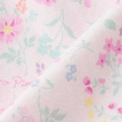 花卉圖案 2way連體衣＋圍嘴 禮盒套裝