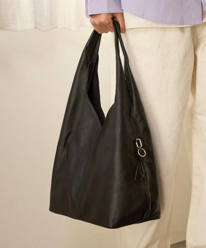 大號 牛革 防潑水 市集包 Big Leather Marche Bag