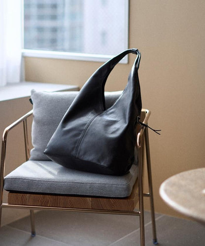 大號 牛革 防潑水 市集包 Big Leather Marche Bag
