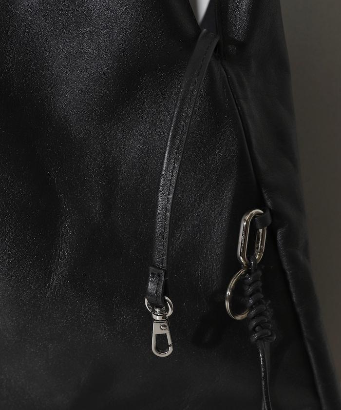 大號 牛革 防潑水 市集包 Big Leather Marche Bag