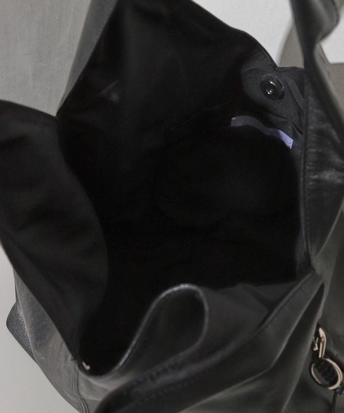 大號 牛革 防潑水 市集包 Big Leather Marche Bag