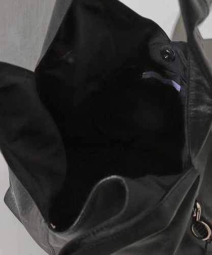 大號 牛革 防潑水 市集包 Big Leather Marche Bag