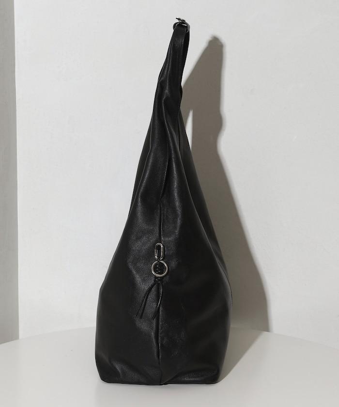 大號 牛革 防潑水 市集包 Big Leather Marche Bag