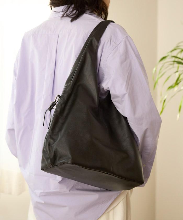 大號 牛革 防潑水 市集包 Big Leather Marche Bag