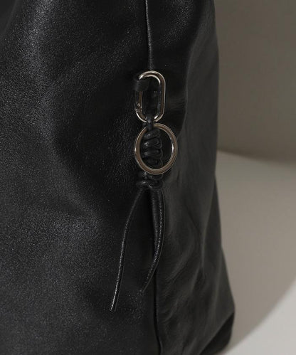大號 牛革 防潑水 市集包 Big Leather Marche Bag