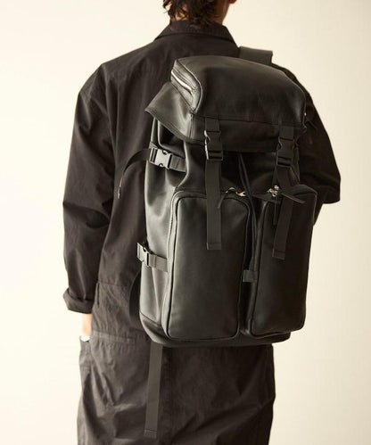 Leather Backpack L 牛皮防潑水皮革含電腦隔層揹包