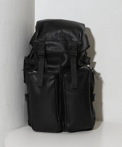 Leather Backpack L 牛皮防潑水皮革含電腦隔層揹包