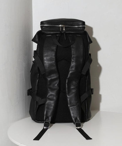 Leather Backpack L 牛皮防潑水皮革含電腦隔層揹包