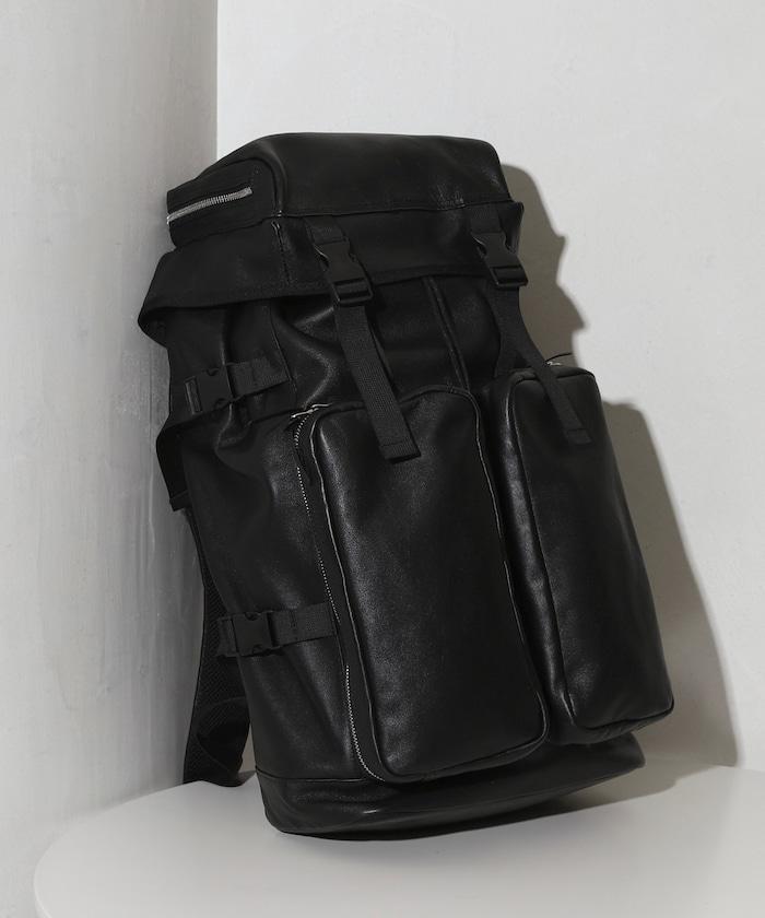 Leather Backpack L 牛皮防潑水皮革含電腦隔層揹包
