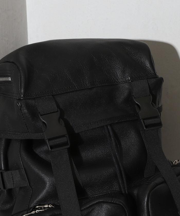 Leather Backpack L 牛皮防潑水皮革含電腦隔層揹包