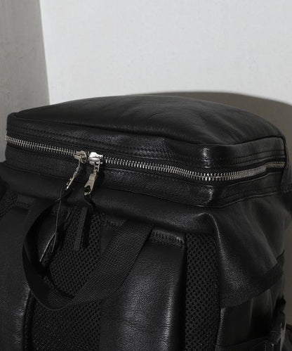 Leather Backpack L 牛皮防潑水皮革含電腦隔層揹包