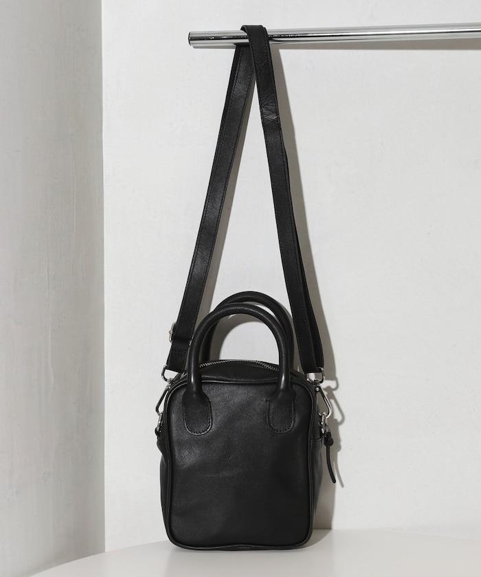 Leather Handle Mini Shoulder Bag 防潑水牛革 迷你單肩包