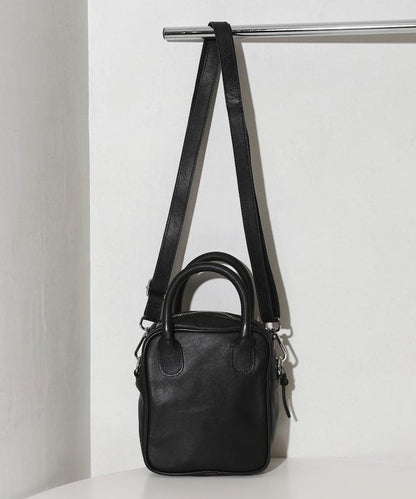 Leather Handle Mini Shoulder Bag 防潑水牛革 迷你單肩包