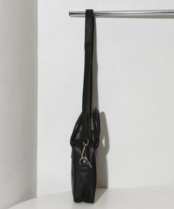 Leather Handle Mini Shoulder Bag 防潑水牛革 迷你單肩包